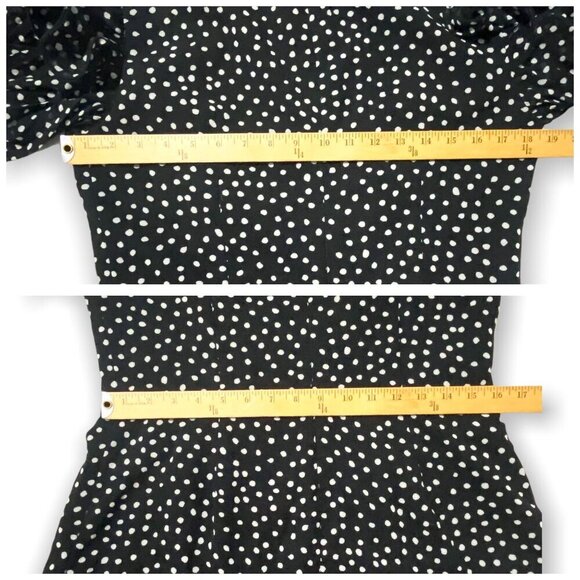 NWT KEEPSAKE THE LABEL Moonshine Dress In Black with Ivory Spots, Size XL‎ - Picture 12 of 13